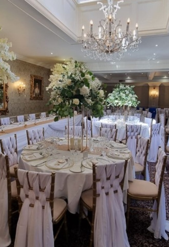 White Weave Chair Decor