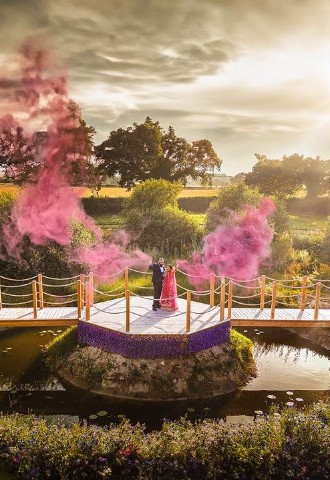 Lavender Bridge smoke bombs