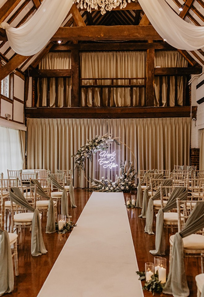 beautiful wedding barn west sussex