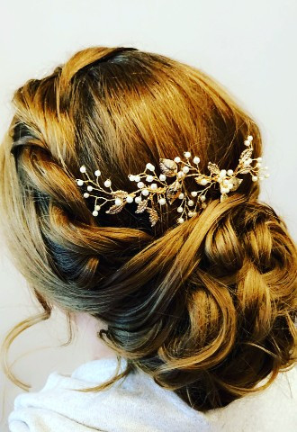 bridal hair