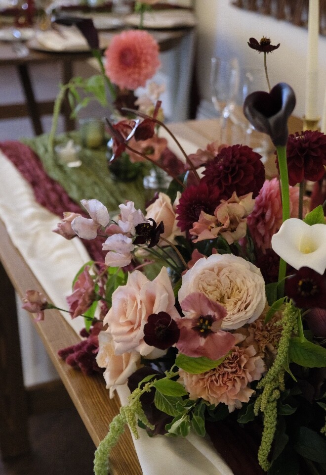 Wedding Breakfast Florals