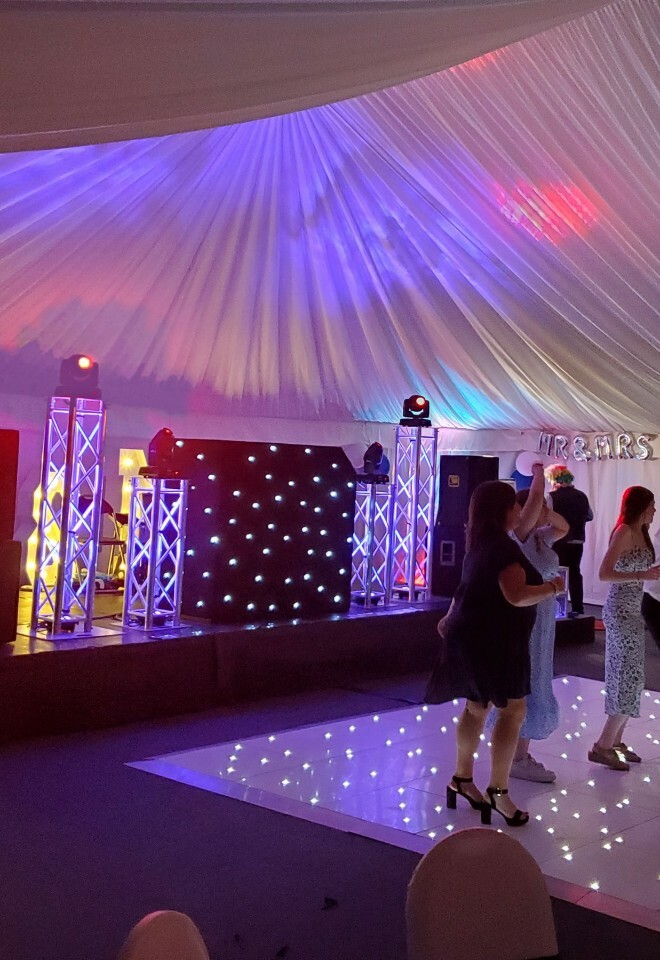 Wedding DJ at Chinnor RFC Marquee