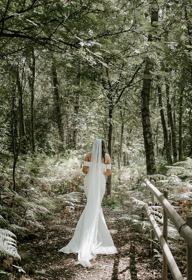 Bride in Woodland 