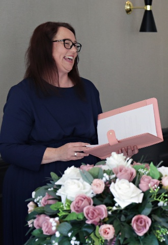 Not sure what was so funny but it was  - Sallieann Celebrant 