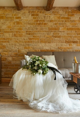 Luxury getting ready room for weddings at Wild Thyme and Honey
