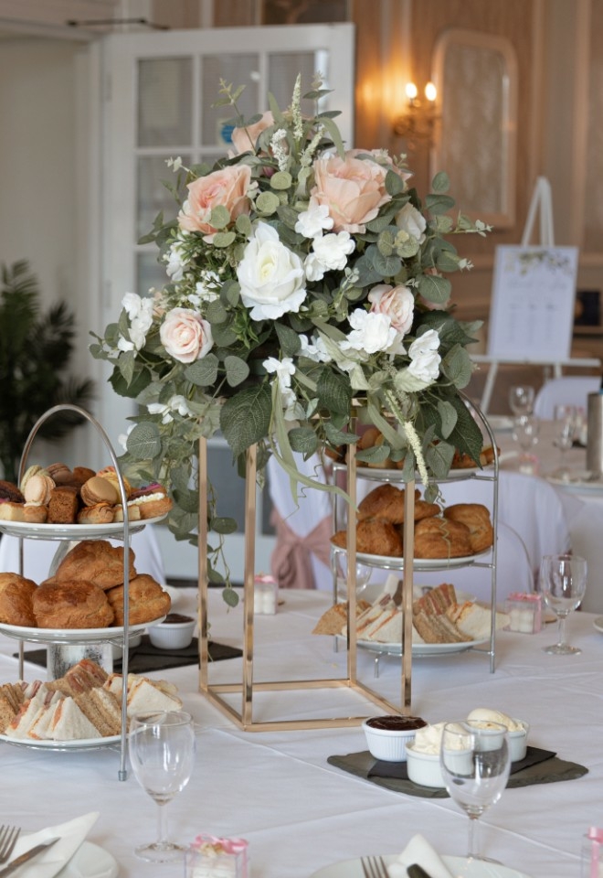 Wedding High Tea in Torbay, Devon by Lucinda P Photography