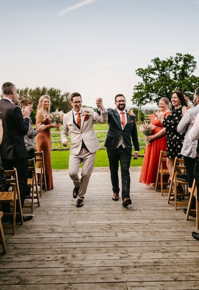 Same Sex Marriages in Cheshire Wedding Venue Grange Barn