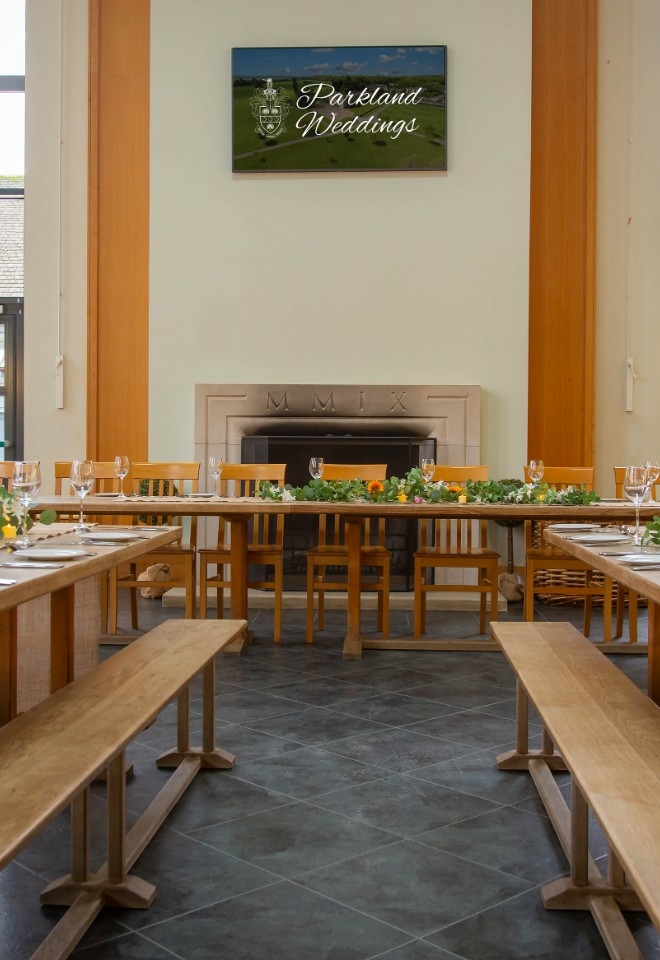 The Banqueting Hall laid up for guests