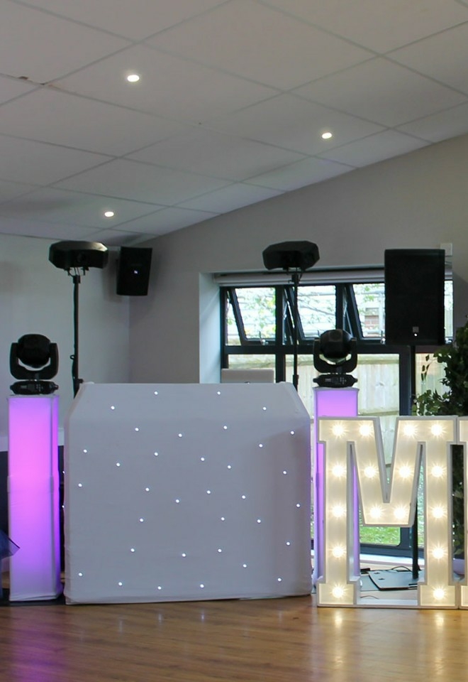 Wedding DJ Setup in Buckinghamshire