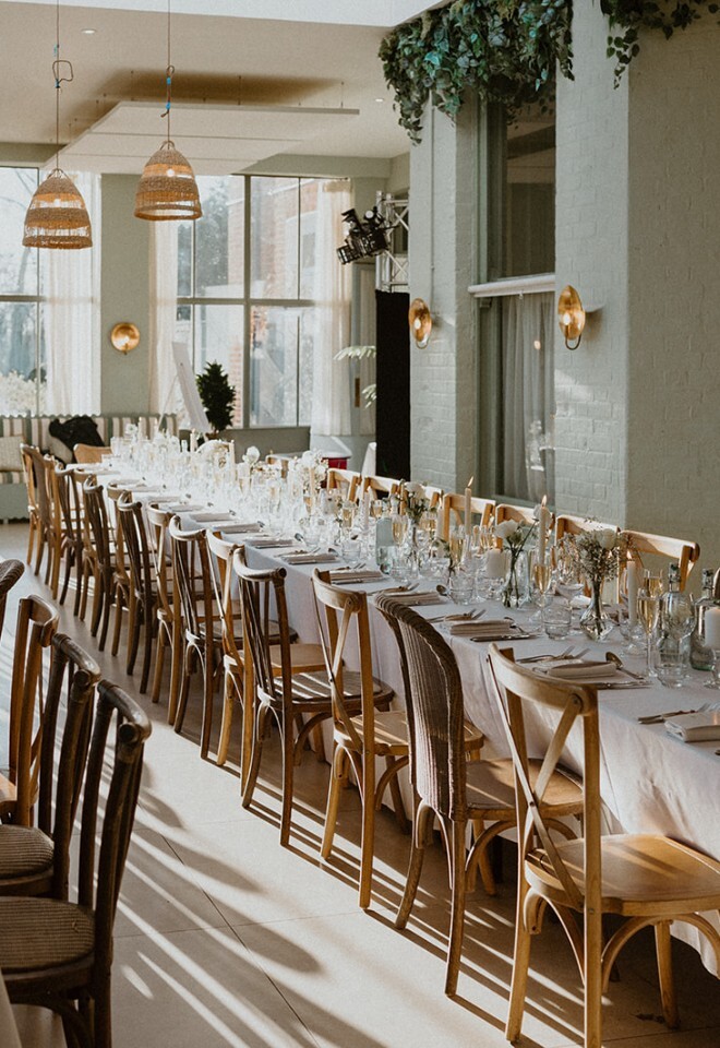 Orangery Wedding Breakfast 
