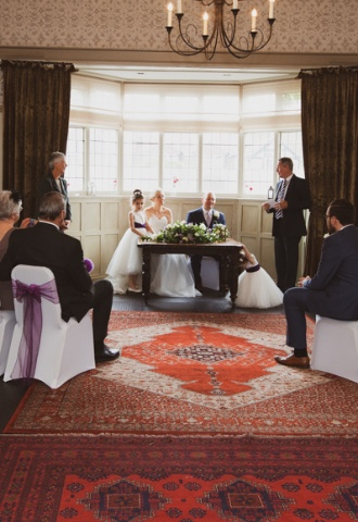 Intimate wedding in The Colwall Hotel near The Malvern Hills 