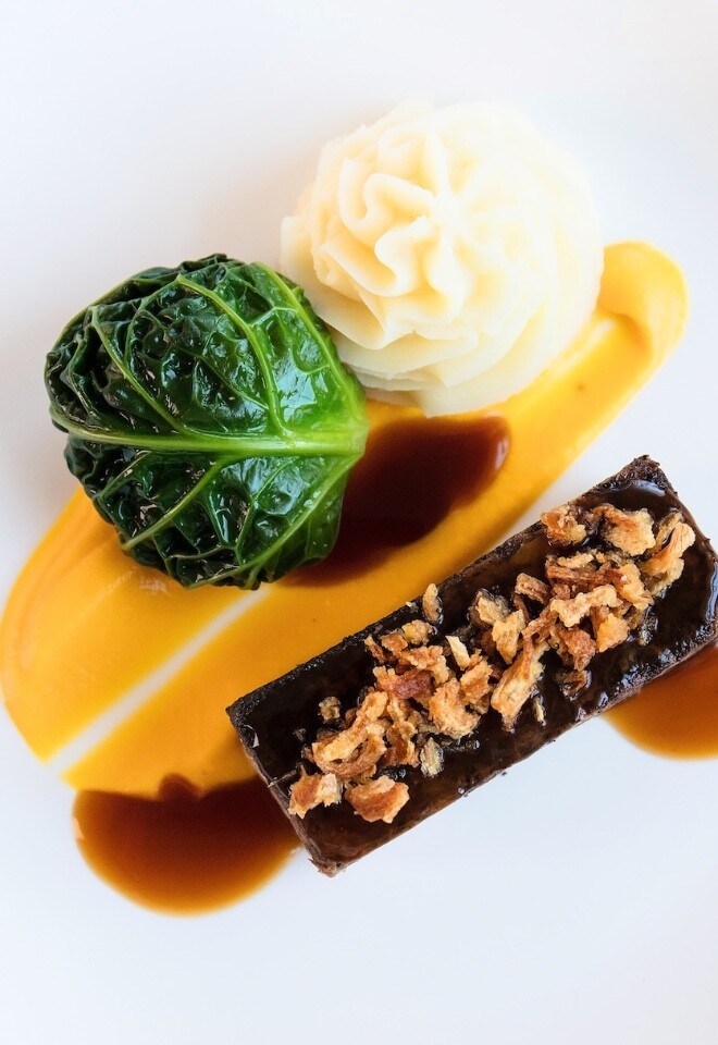 Harper Kitchens Main wedding breakfast dish