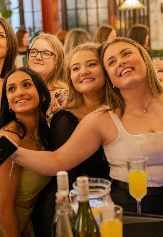 Hen party at Flight Club Oxford