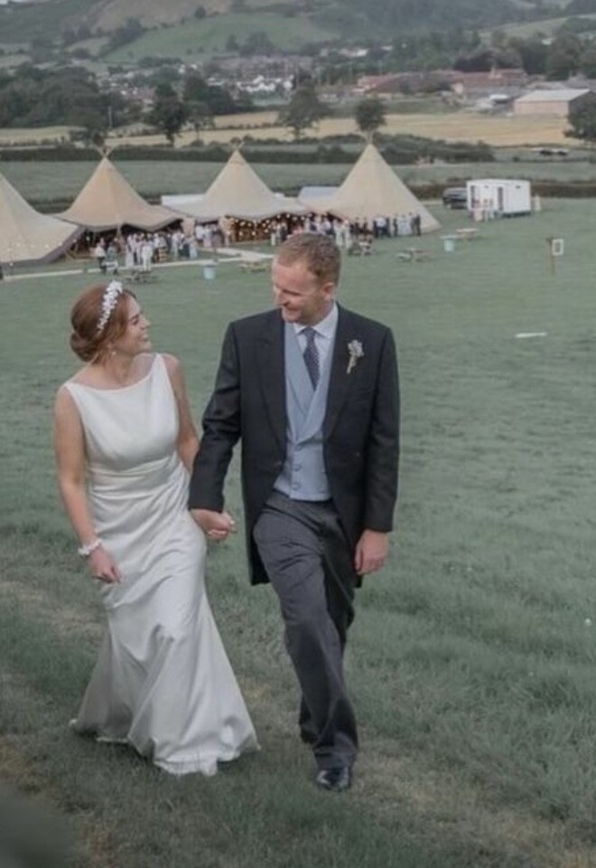 Four tipi wedding