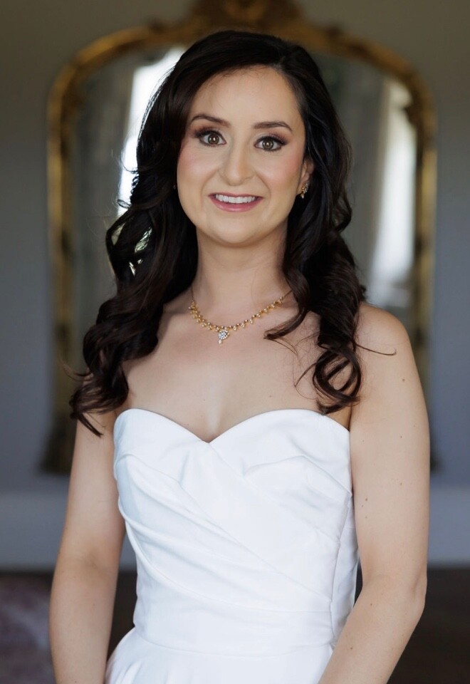 Bridal hair Essex Hyland House Wedding 