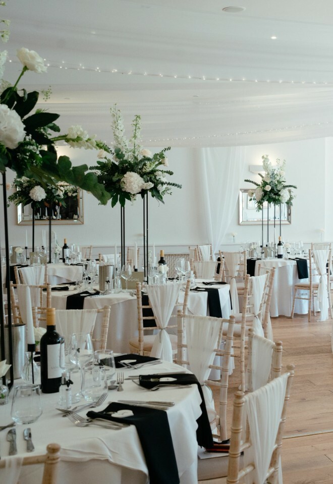 Wedding Breakfast Set Up