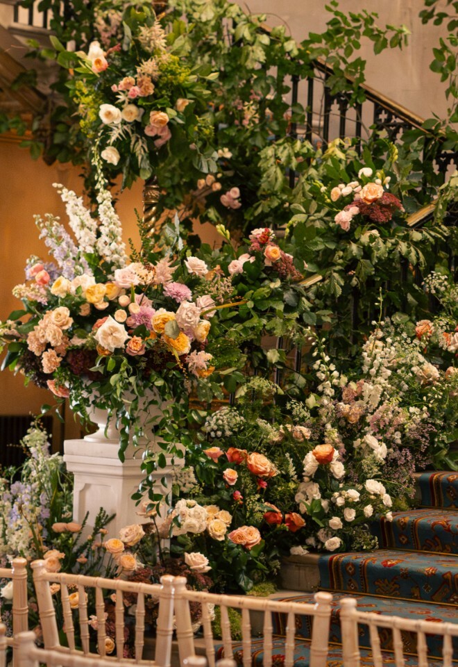 Wedding flowers Ashridge house