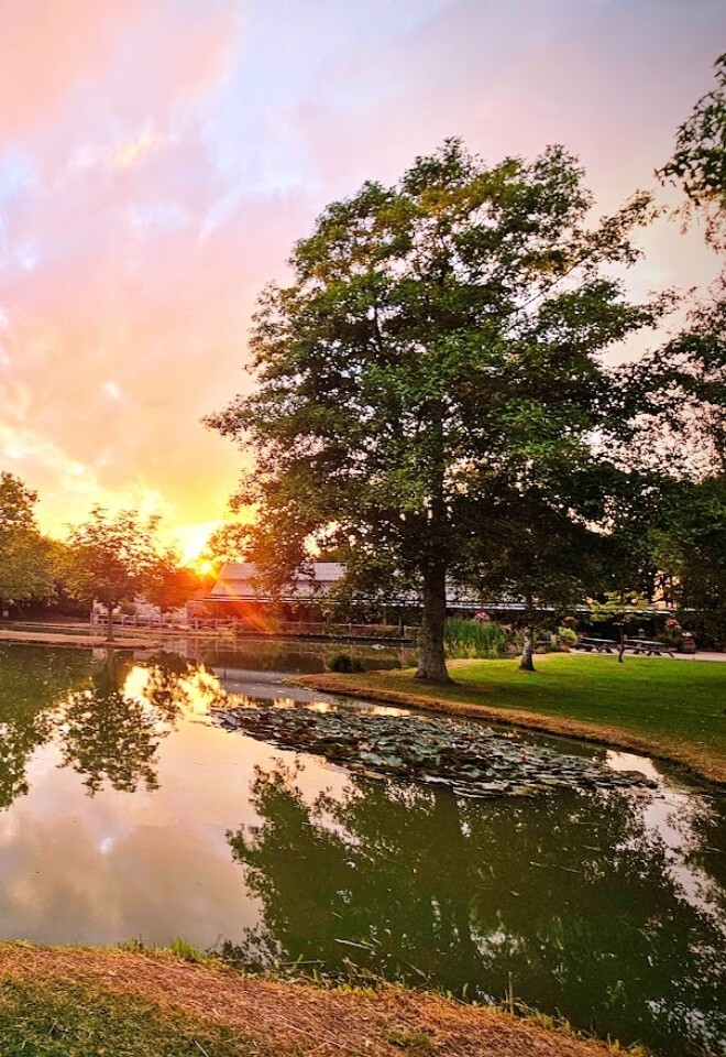 The Stunning Sunset at Yarlington Barn, a Somerset Wedding Venue