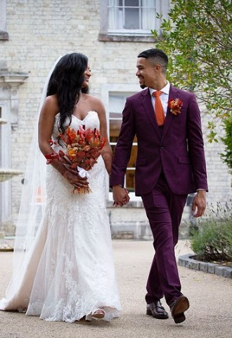 Galileo Wedding Photography bride and groom outside venue