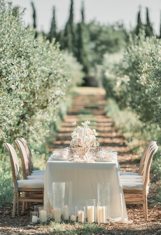 Mallorca wedding al fresco table at Sa Casa Bona by Stuart Wood