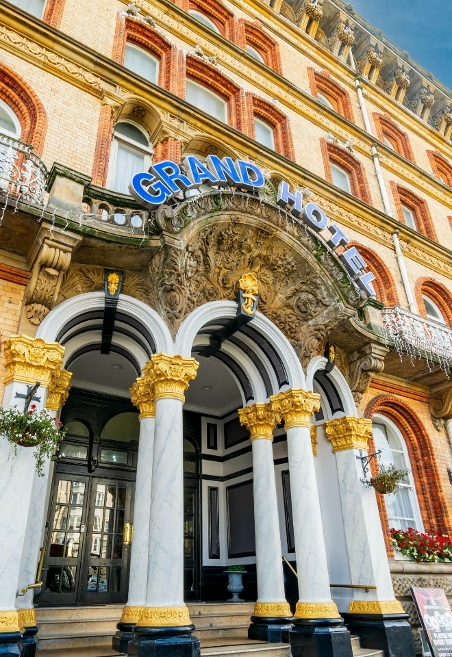 The Main Entrance of Grand Hotel Scarborough