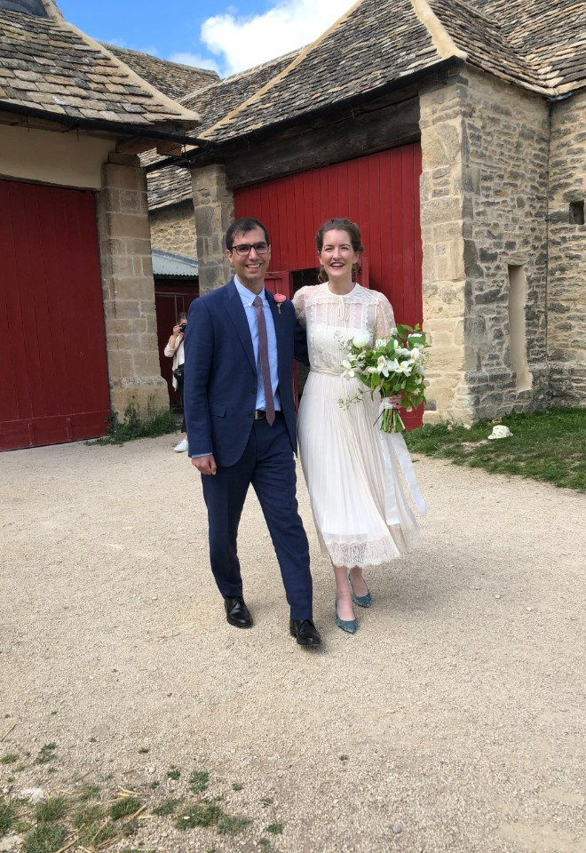 The happy couple