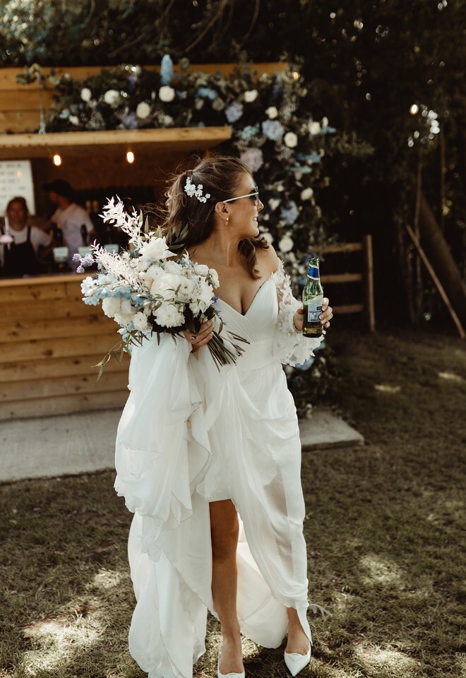 Bridal Bouquet & Bar Florals, Photos by Hash