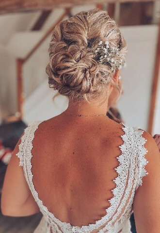Wedding hair for Bride