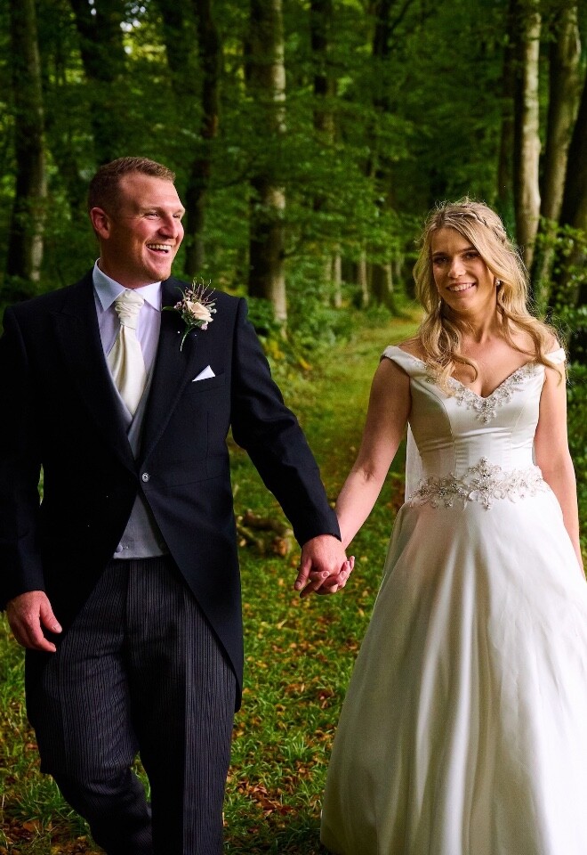 Woodland Wedding Couple 