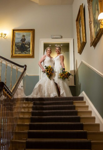 Brides at Melville Castle - a castle wedding venue near Edinburgh