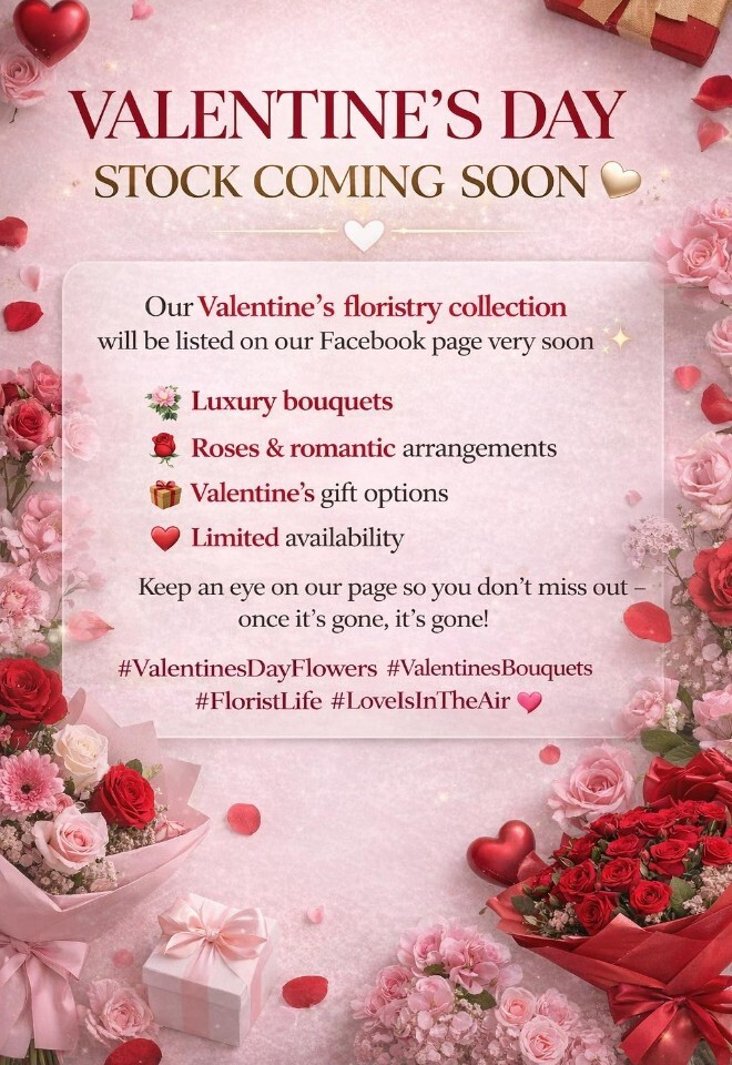 Valentines flowers, Bolton, Manchester special offer Perfect Petal