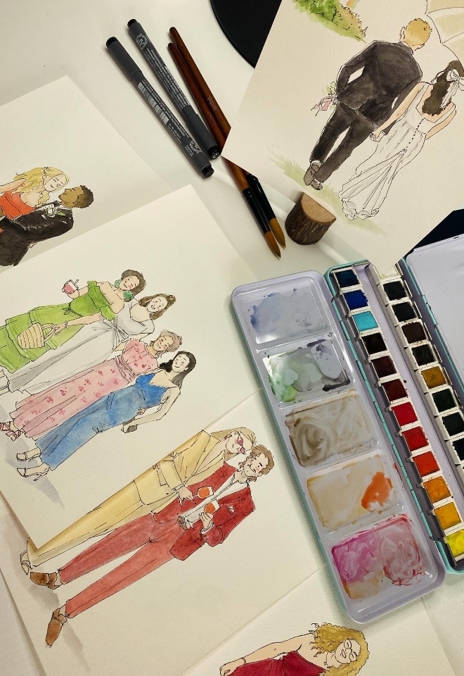 Live Guests Illustration