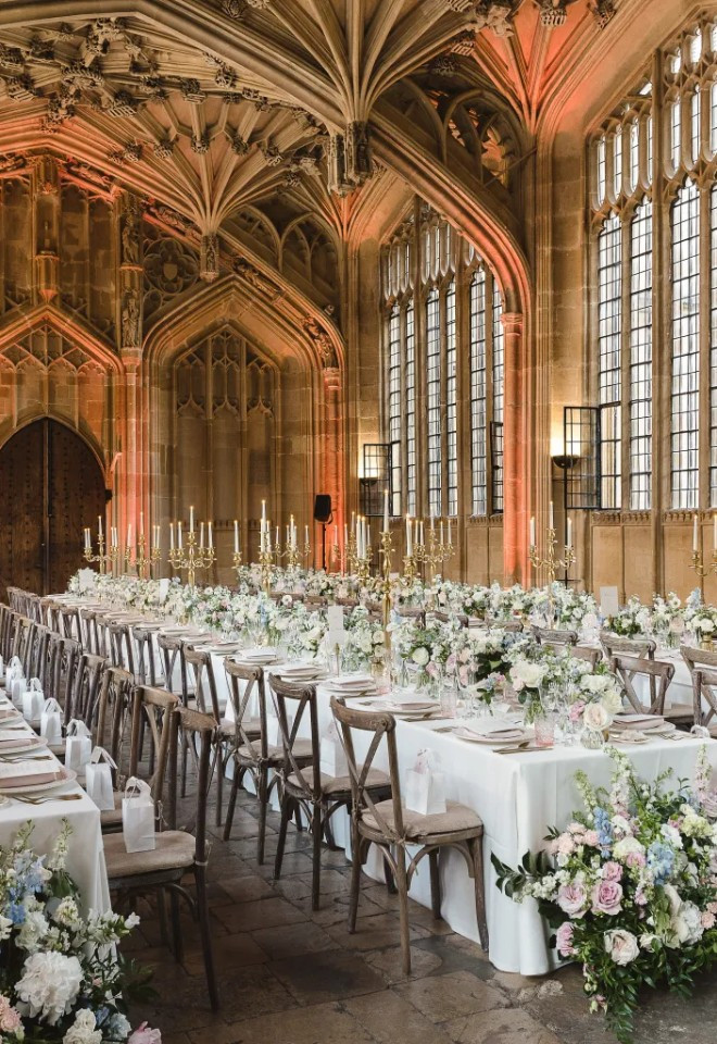 Divinity School set for a wedding breakfast