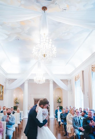 Hand painted ceiling 