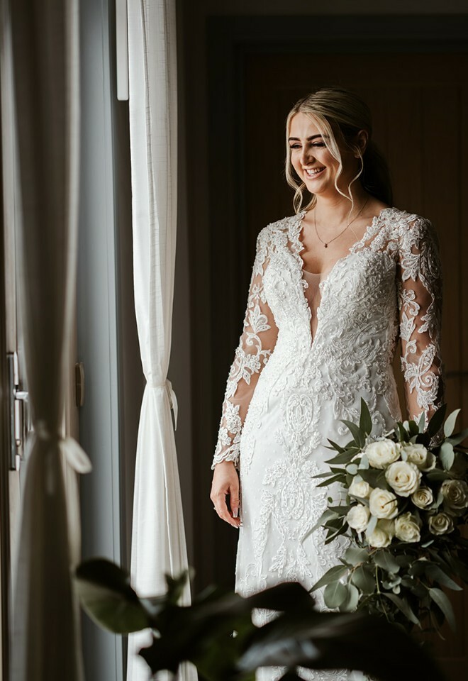 Bride ready for big day at Edenwood Place