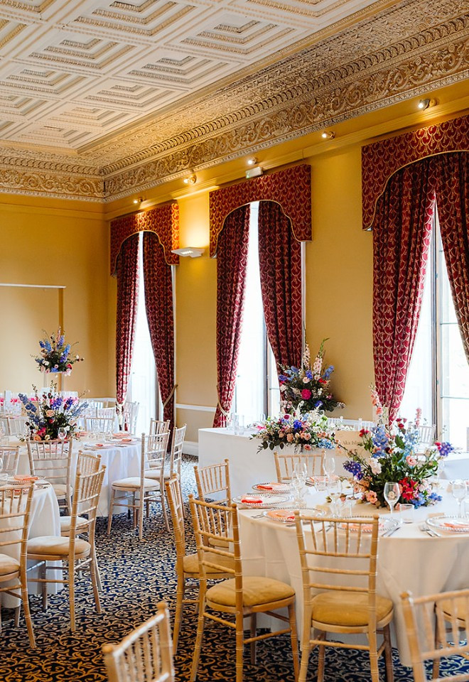 Beautiful vibrant colours in the library Suite  