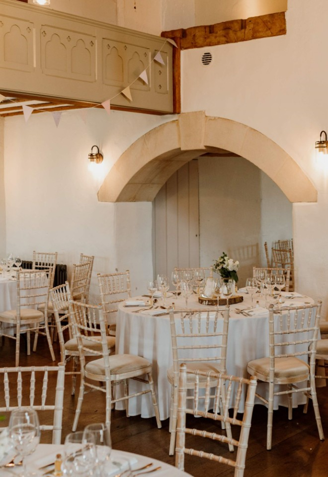 Wedding Breakfast Watermill, Bath Venue