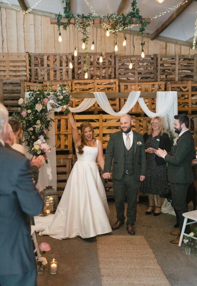 Nicky & James - The Log Barn Ceremony Room