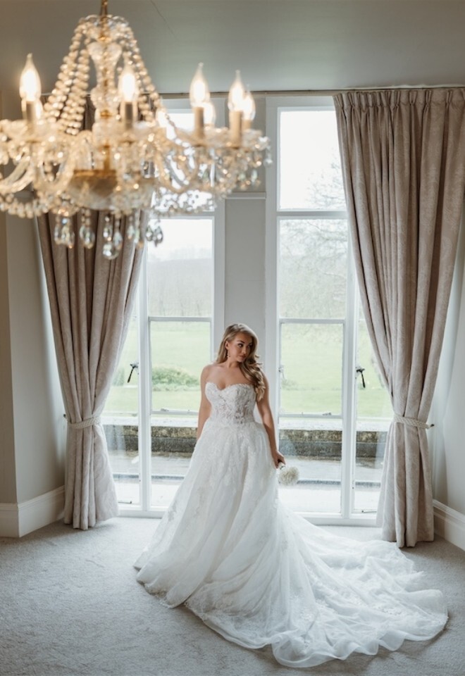 Ready for your special day, bride in Glewstone Court