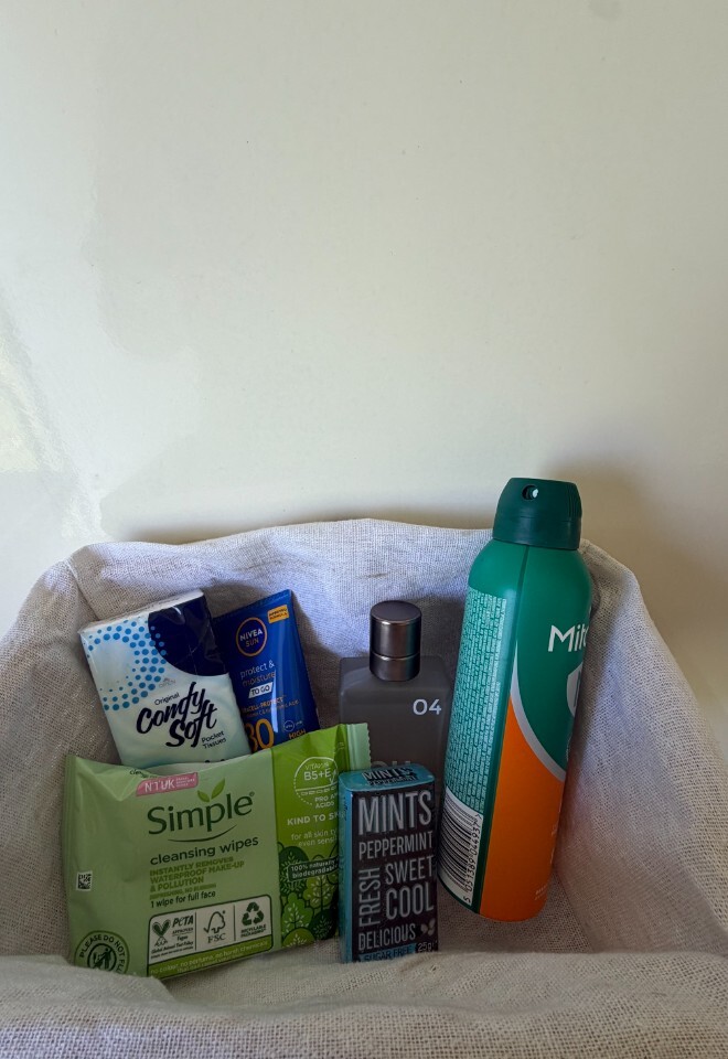 Mens guest care package for weddings from Willow and Oak Events
