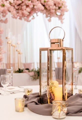 Rose Gold Lanterns 