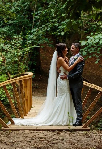 Woodland wedding photos