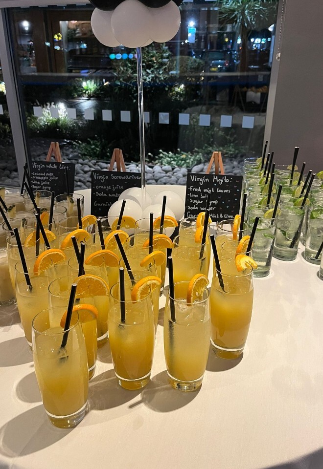Wedding Welcome Cocktails and Mocktails at Holiday Inn Reading-South