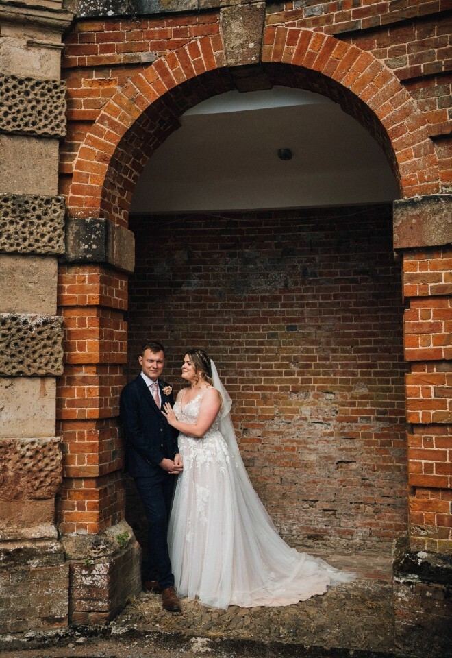 Couple photographed in the grounds