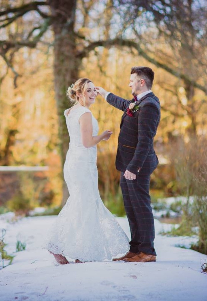 Snowy Elopement in Devon