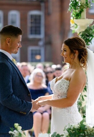 soft relaxed bridal updo hairstyle quendon hall essex