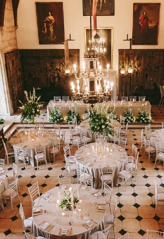 Wedding breakfast at Berkeley Castle