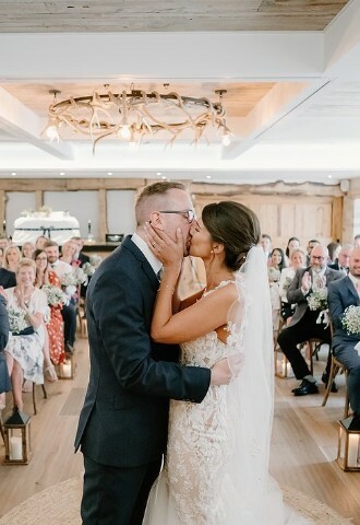 Civil wedding ceremony at Wild Thyme & Honey Gloucestershire