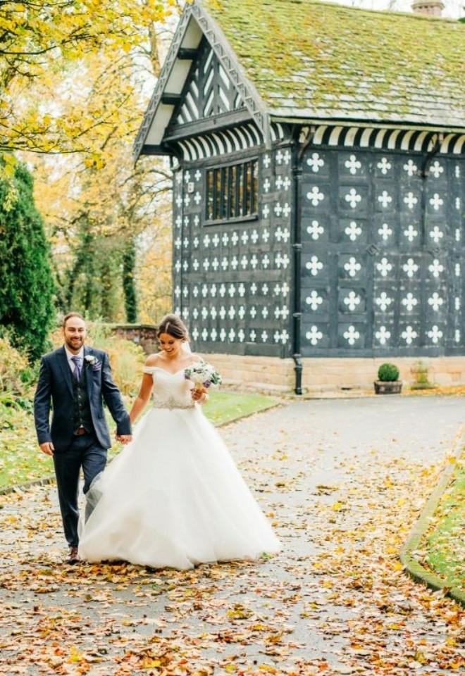 Autumn Weddings at Samlesbury Hall in Preston