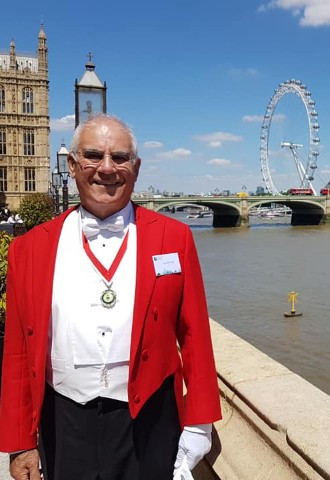 Toastmaster David DiCara in London